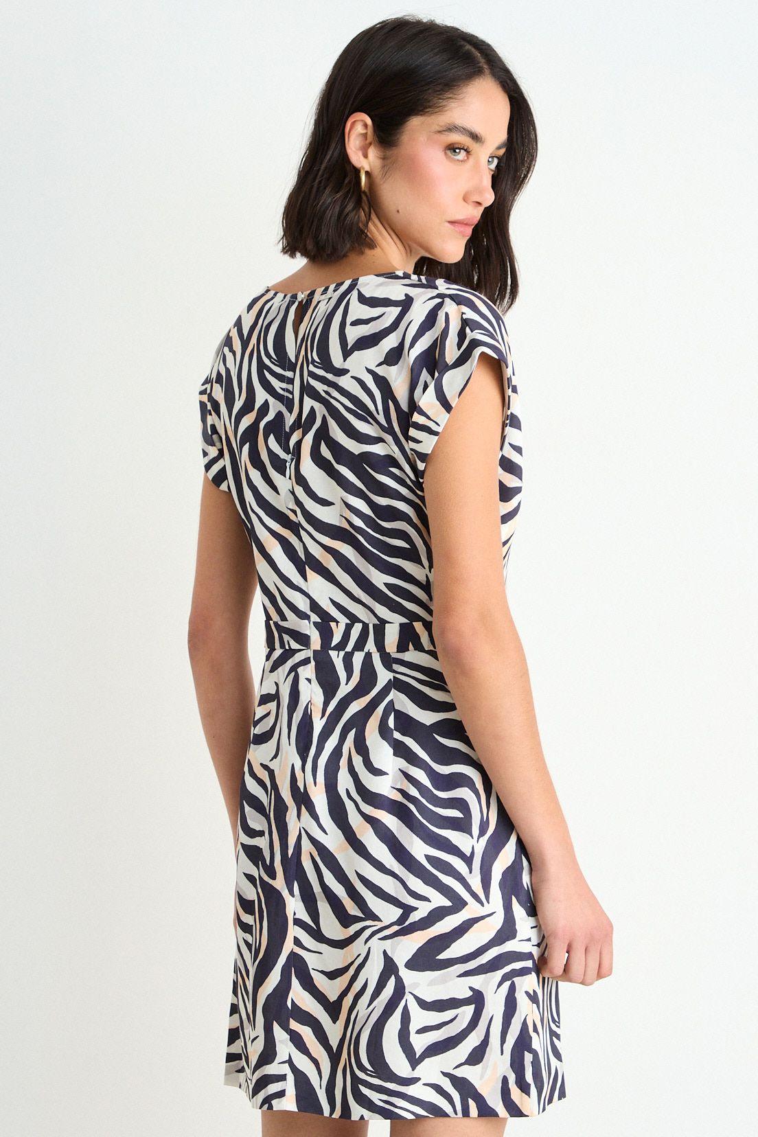 Vestido Fantasia Corto Azul Ash 13107126051104-2