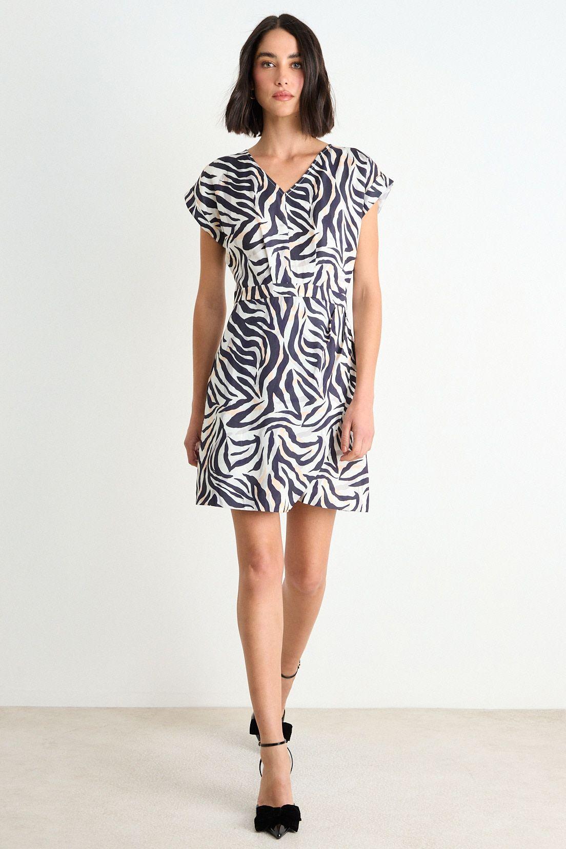 Vestido Fantasia Corto Azul Ash 13107126051104-3