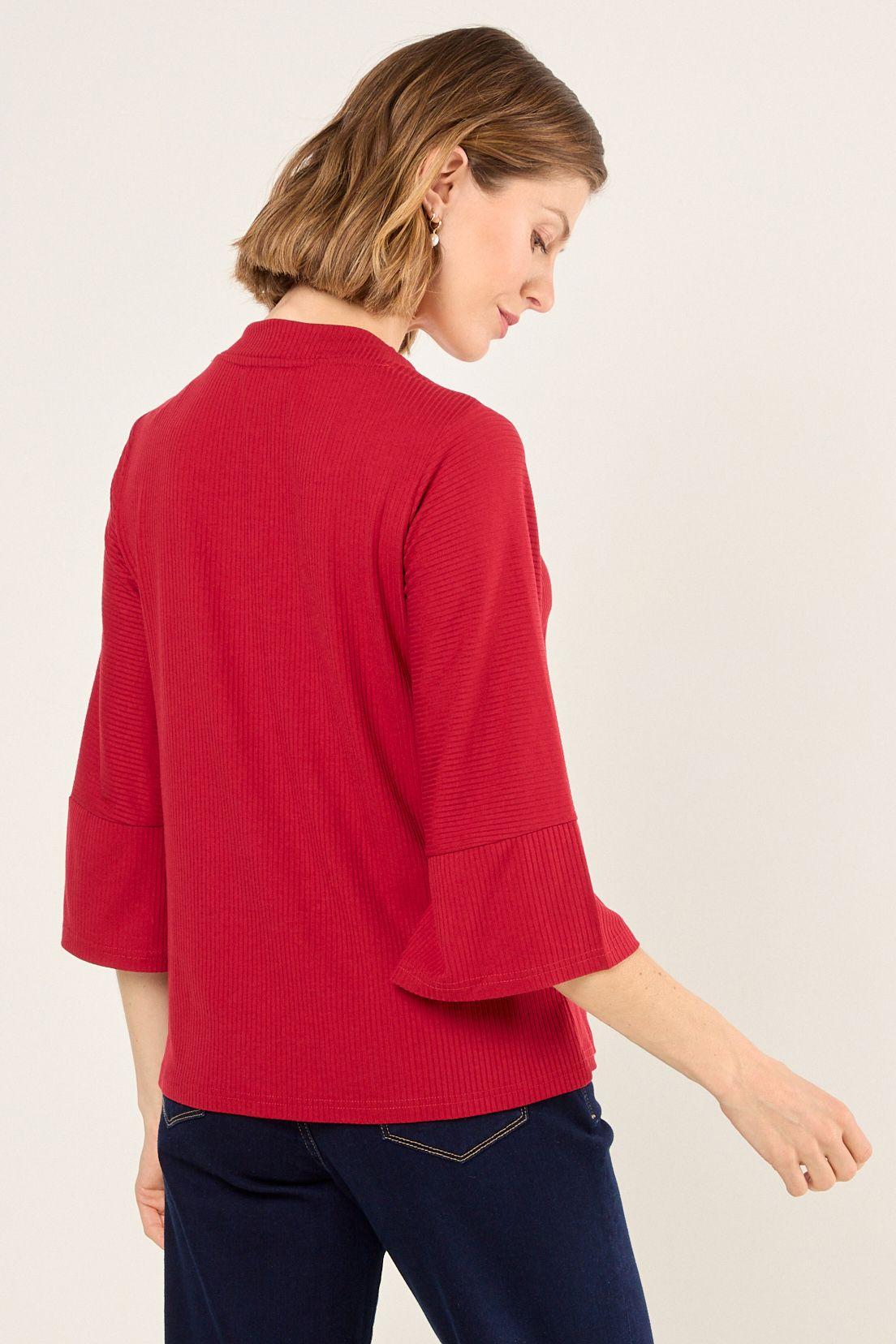 Polera Lisa Rojo Ma Griffe 14204225030103-2
