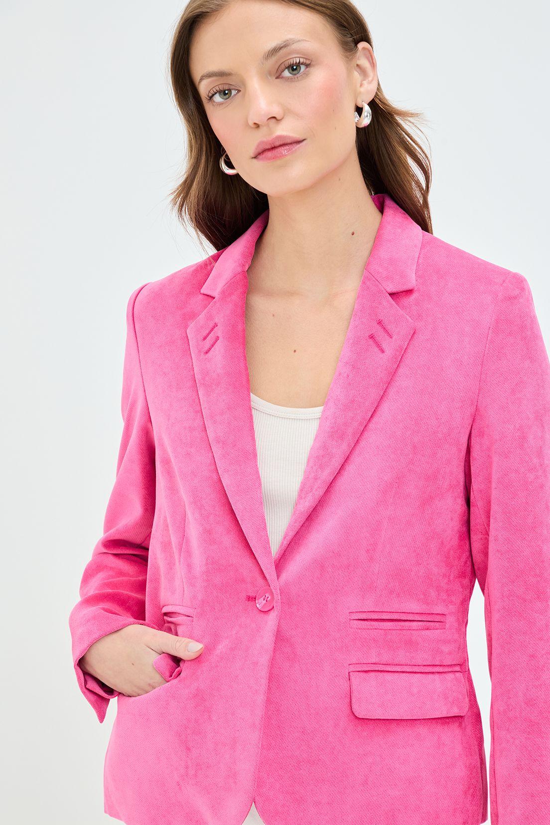 Blazer Liso fucsia 16020125011116-0