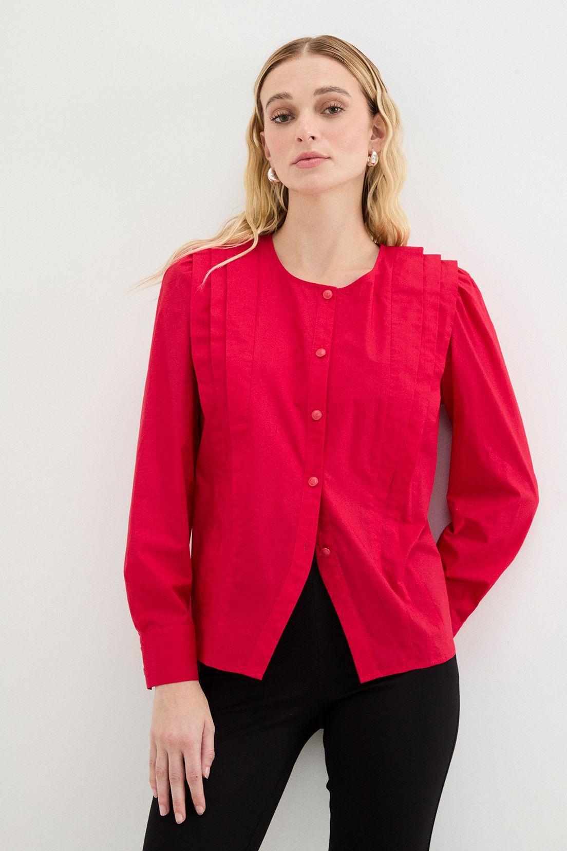 Blusa Lisa Rojo 14007125057103-0