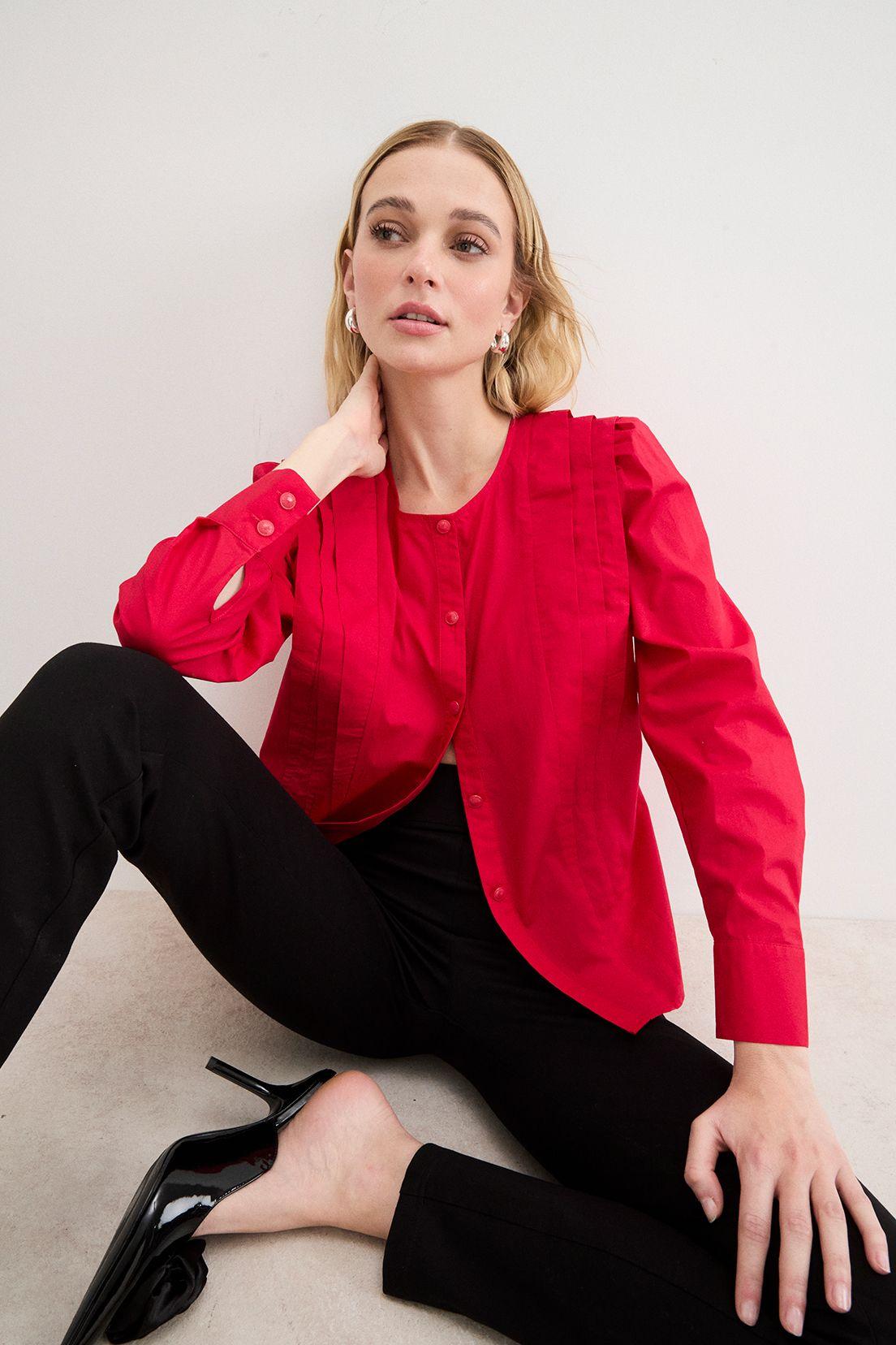 Blusa Lisa Rojo 14007125057103-4
