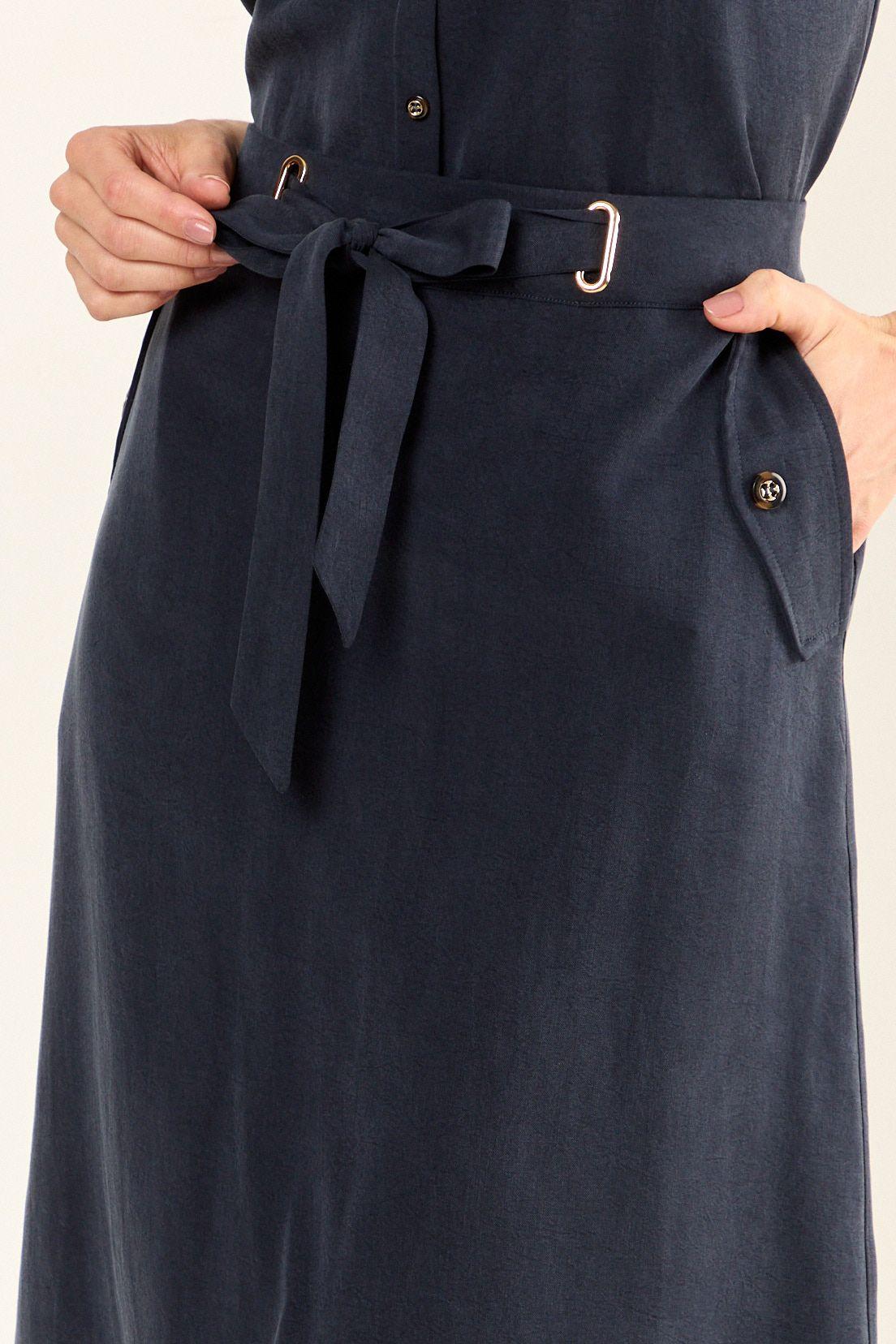 Falda Lyocel Azul Ma Griffe 12002126001104-2