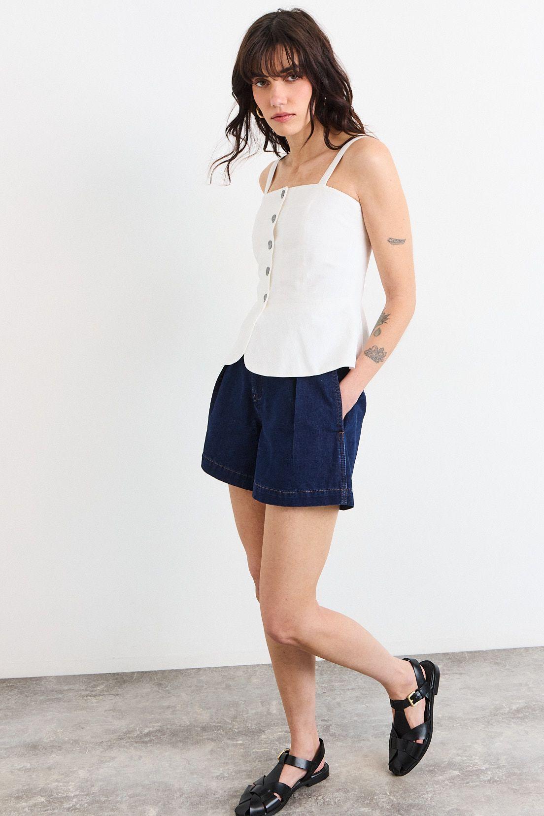 Blusas Sin Manga Crudo iO 14020226014105-3