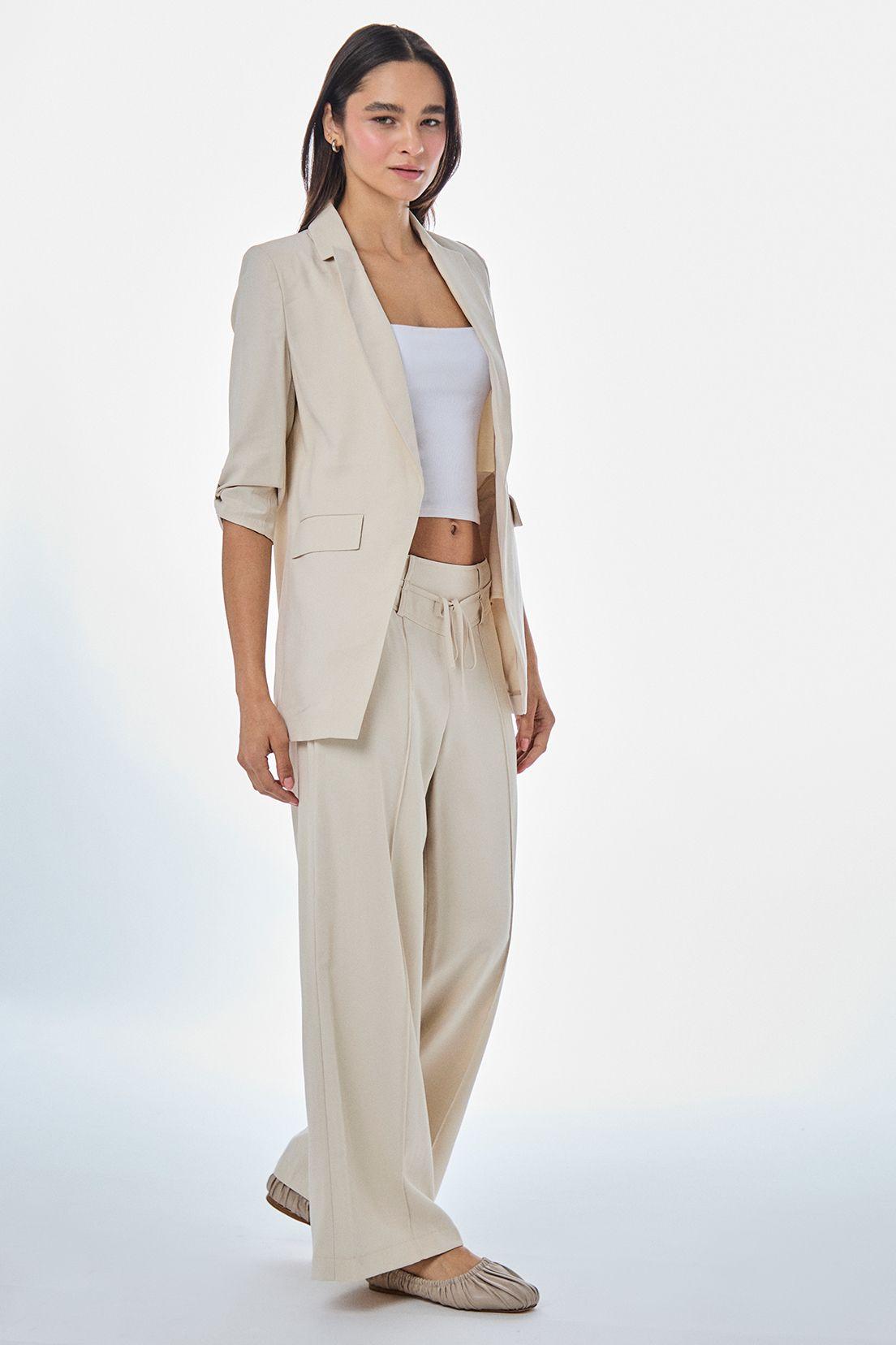 Blazer Liso Beige iO 16020224021106-2