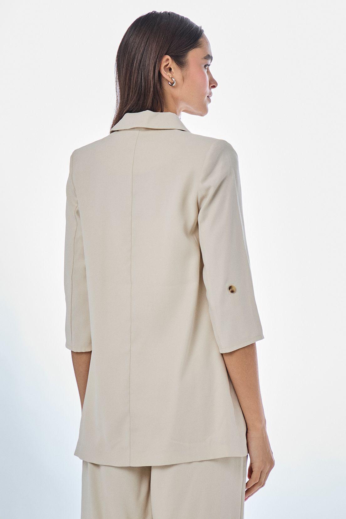 Blazer Liso Beige iO 16020224021106-3