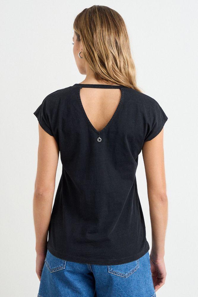 Polera Estampada Negro iO 14620225055102-2