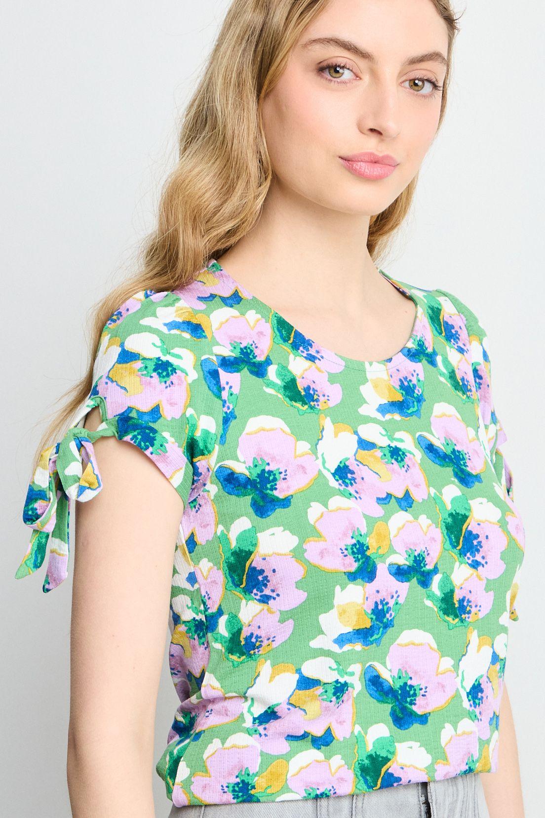 Polera Manga Corta Celeste iO 14320225004110-1