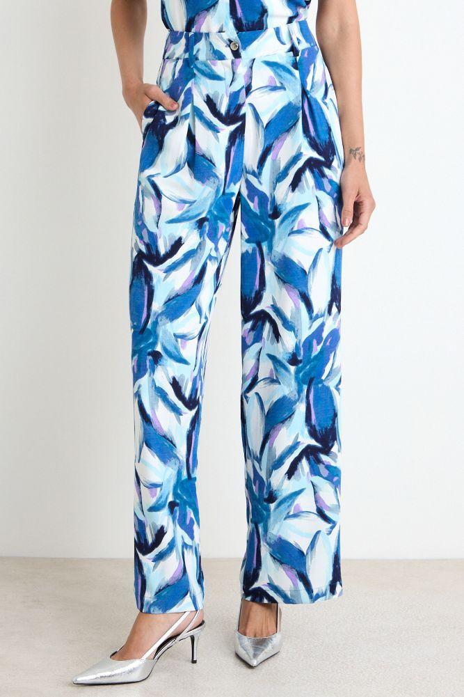 Pantalon Palazzo Fantasia Crudo Ash 11107225054105-2