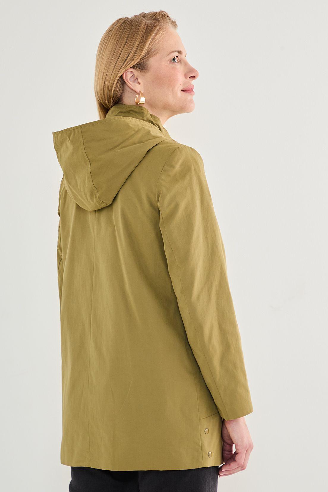 Trench Con Gorro Desmontable verde musgo 17402125002107-3