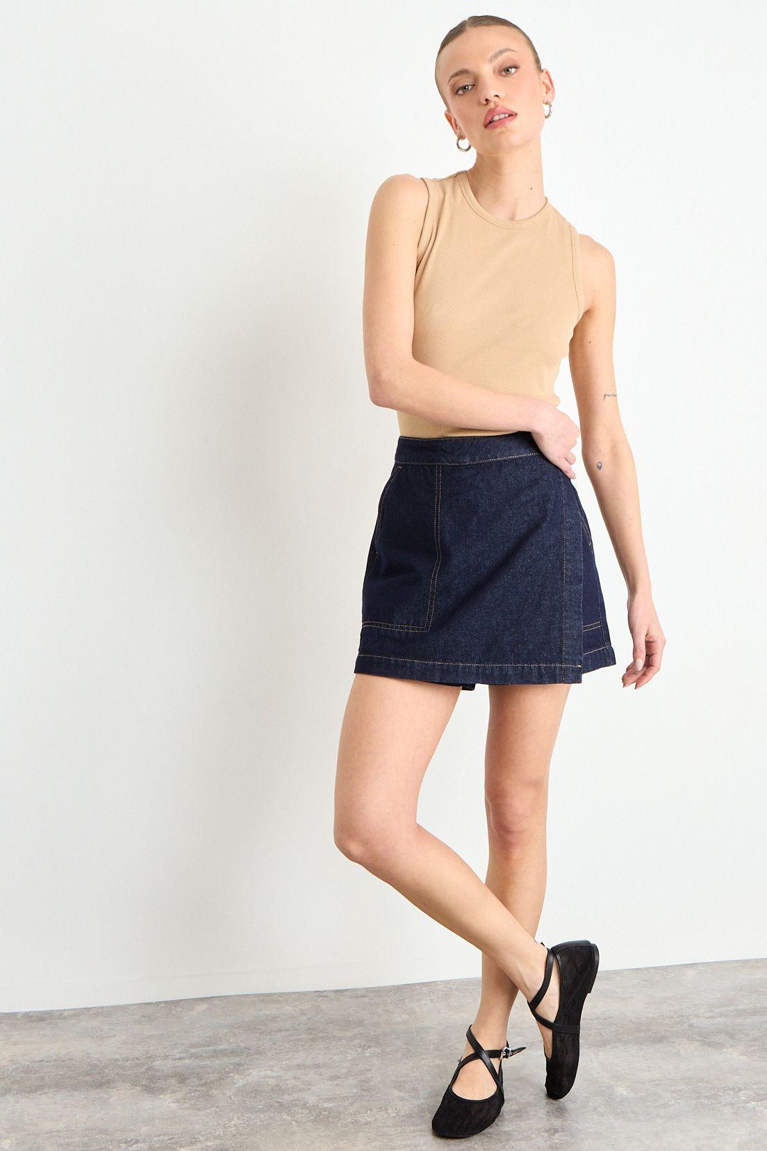 Short Mezclilla Azul iO 11820225004104-0