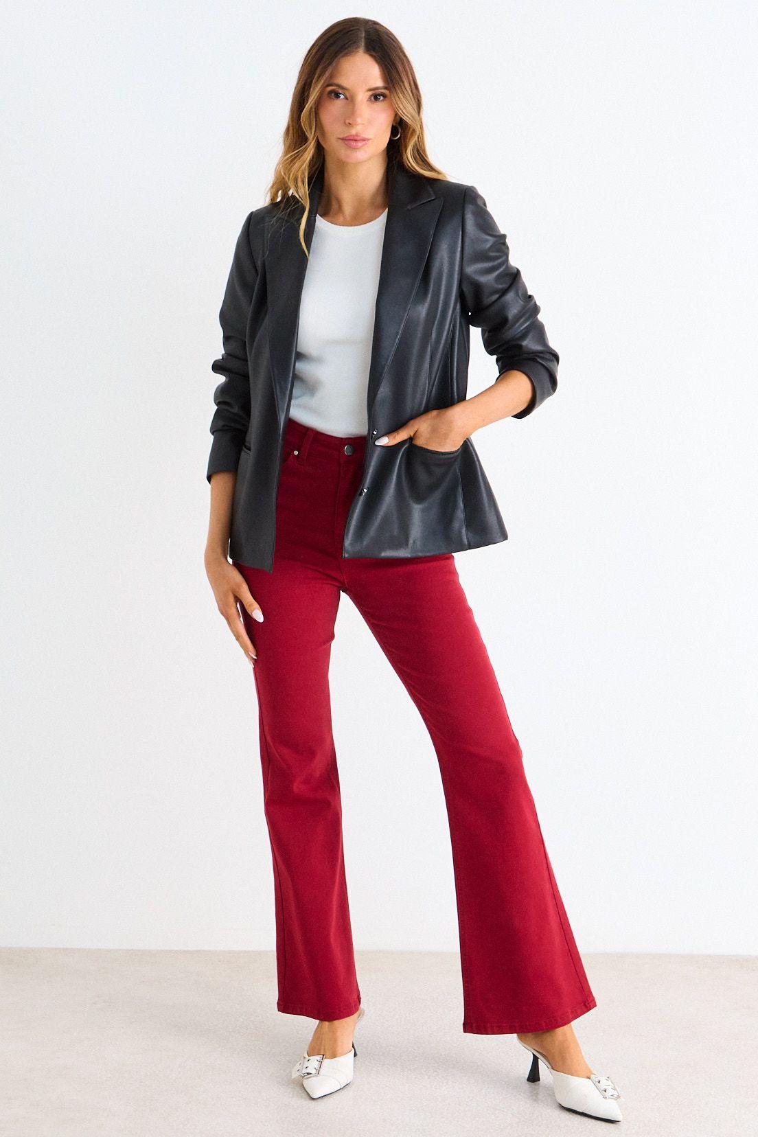 Blazer De Pu Negro Ash 16007126055102-3