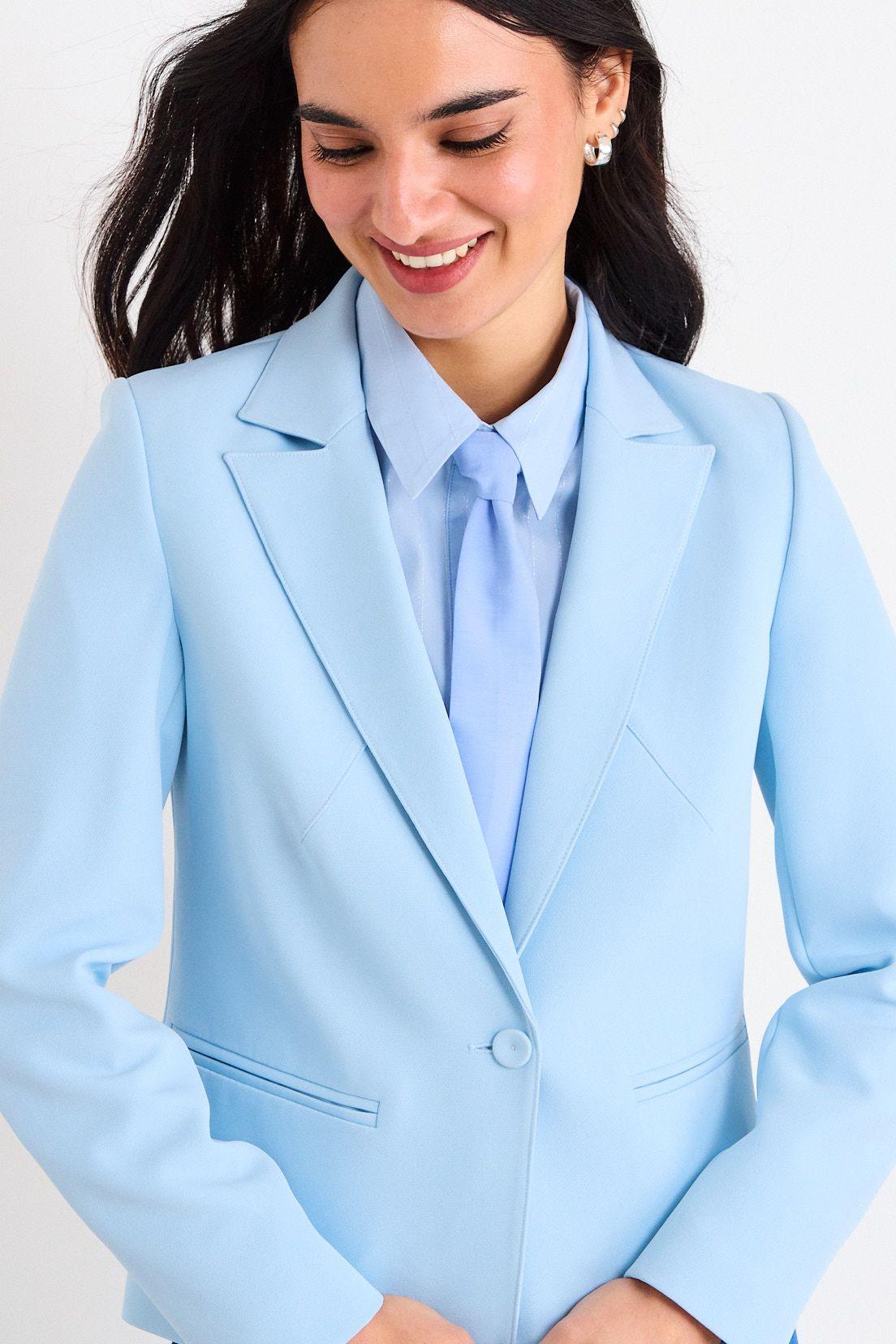 Blazer Liso Celeste iO 16020226150110-0