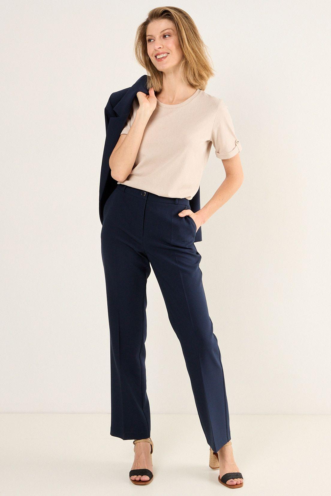 Pantalon Liso Azul Ma Griffe 11002126200104-0