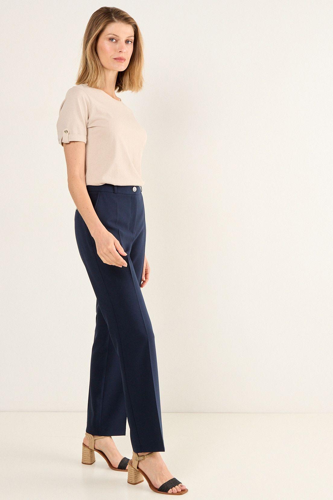 Pantalon Liso Azul Ma Griffe 11002126200104-4