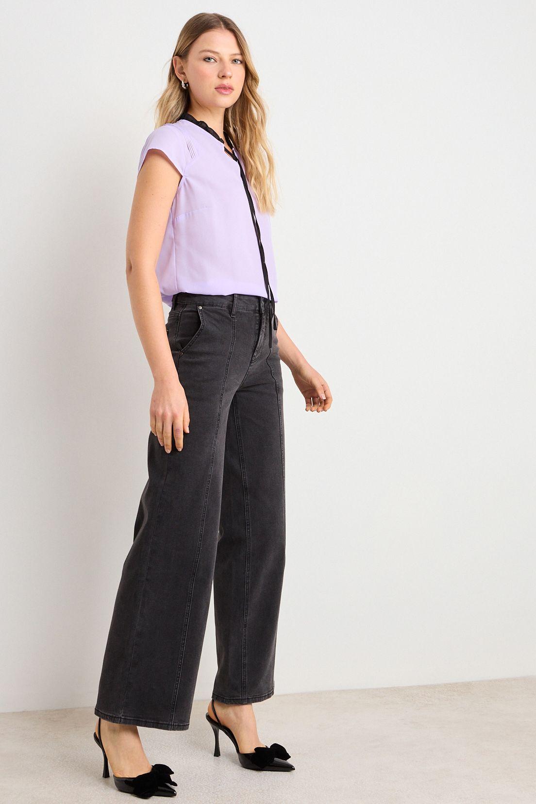 Blusa Manga Corta Morado Ash 14004225700121-4