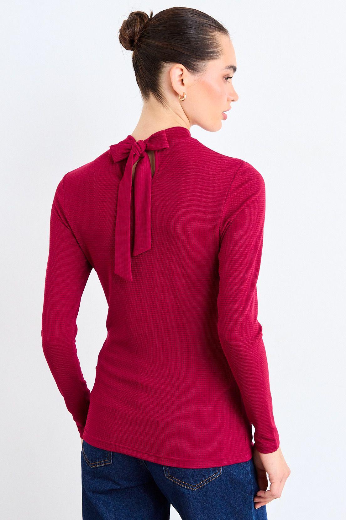 Polera Lisa Burdeos iO 14220126007112-2