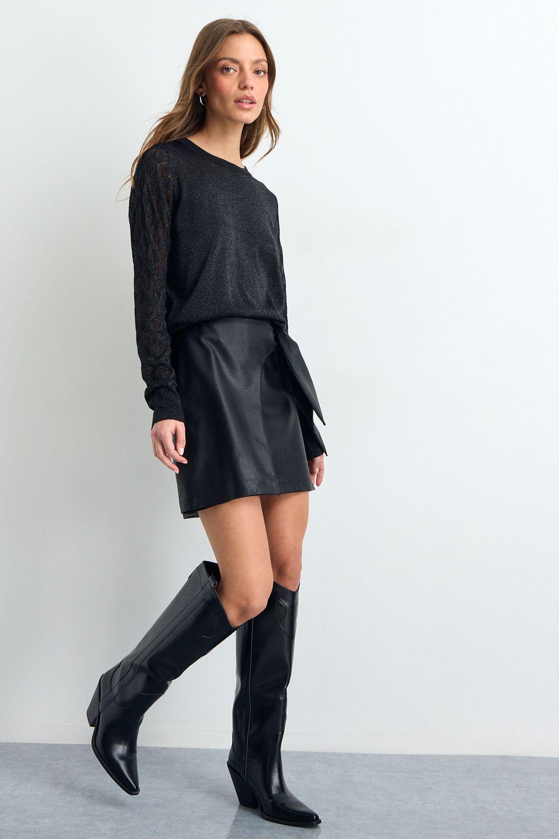 Sweater Negro iO 18120225001102-2