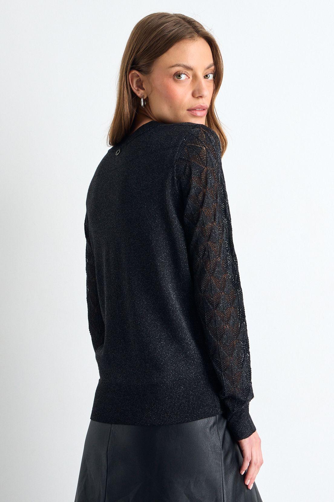 Sweater Negro iO 18120225001102-3