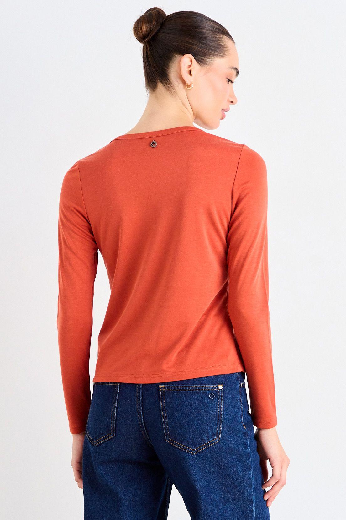 Polera Lisa Naranjo iO 14220126062114-2