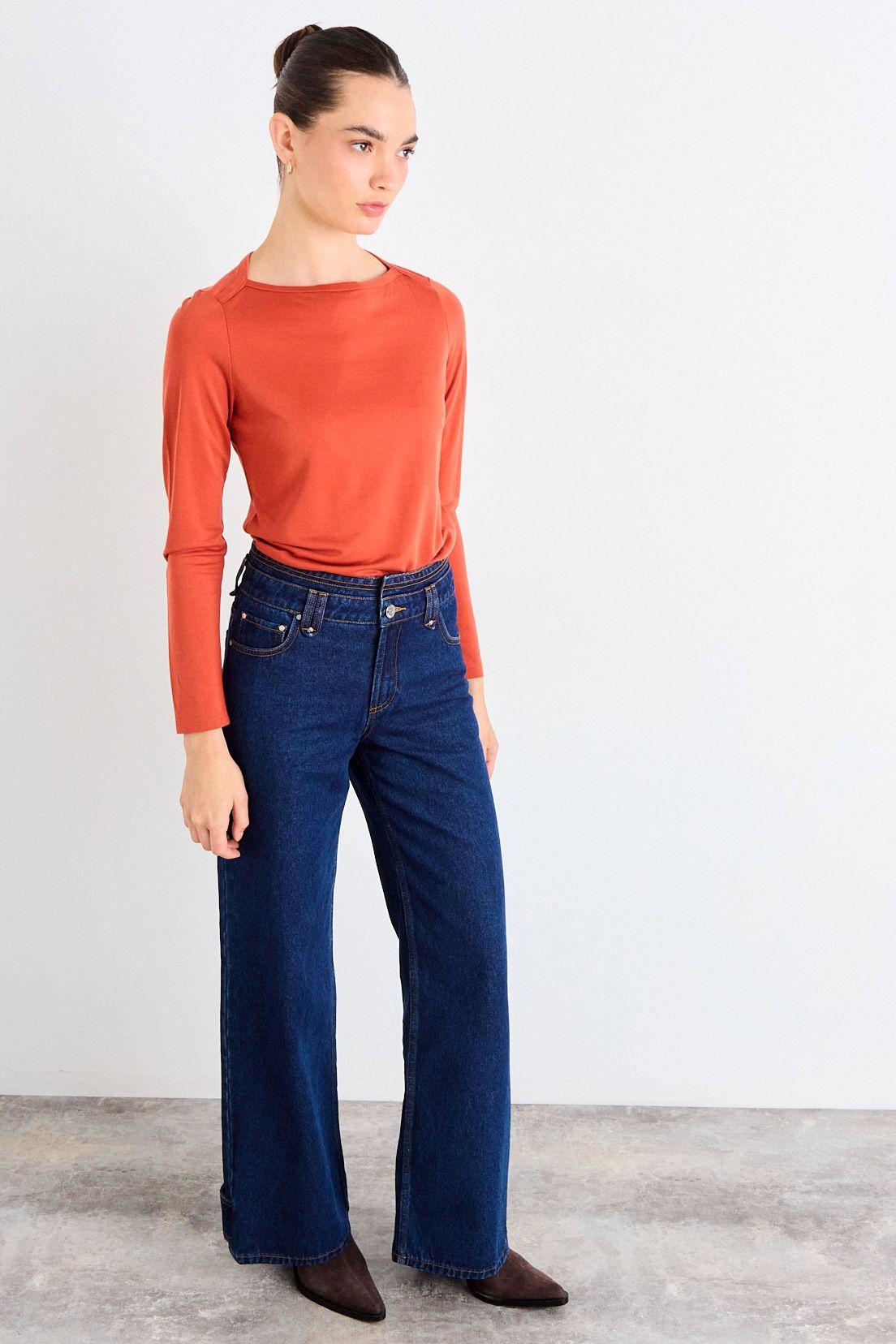 Polera Lisa Naranjo iO 14220126062114-4