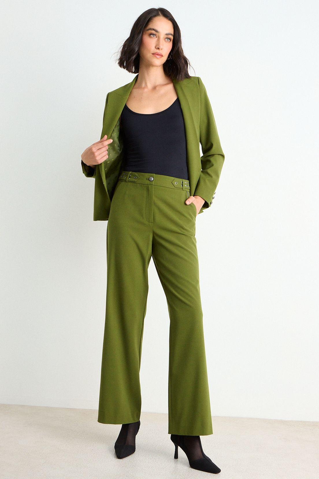 Pantalon Liso Verde Ash 11007126006137-0