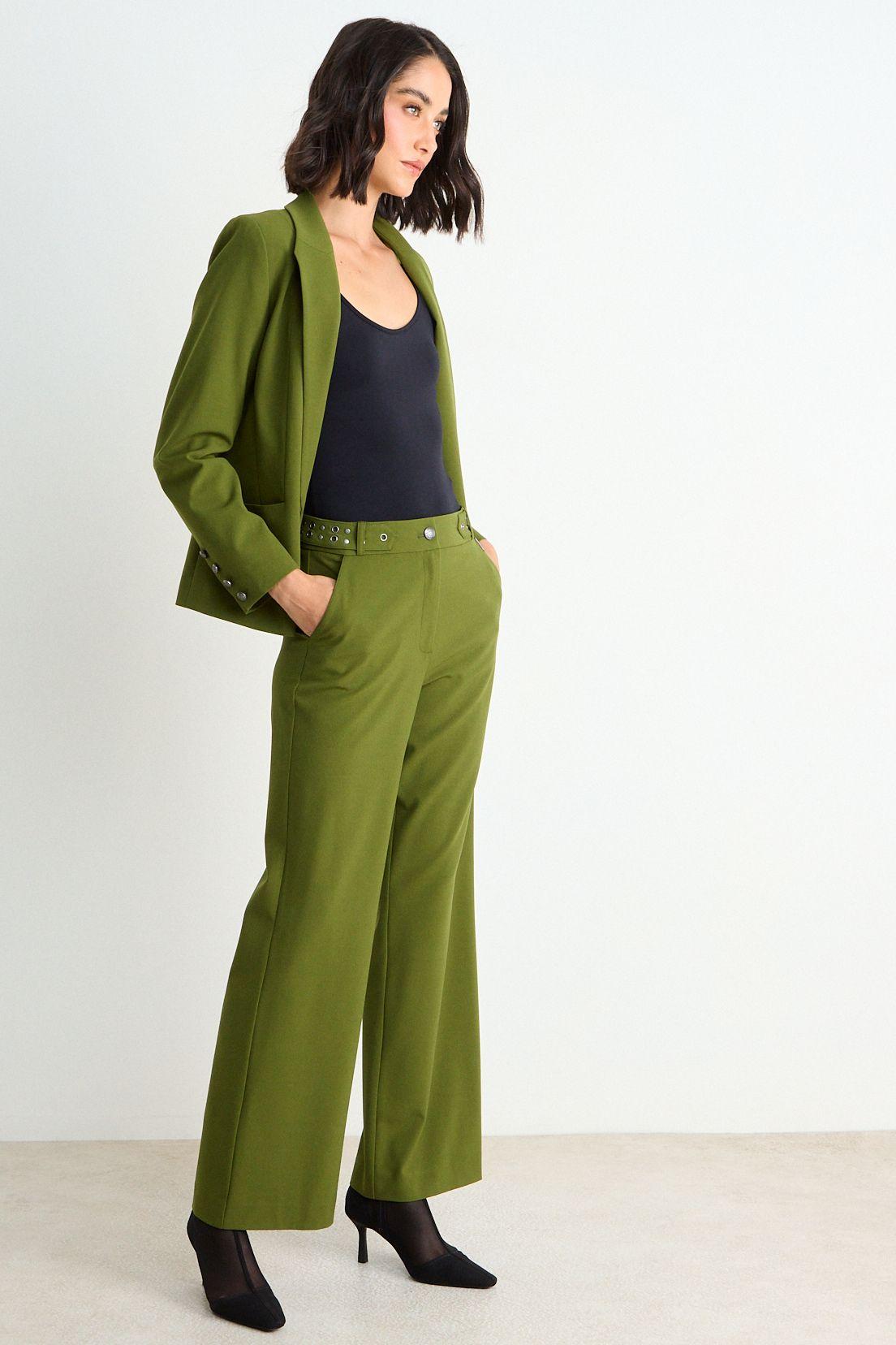 Pantalon Liso Verde Ash 11007126006137-4
