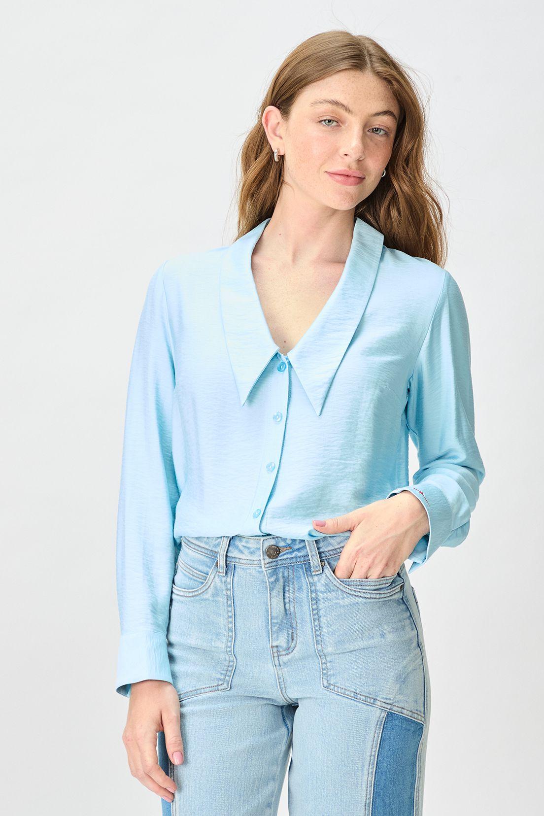Blusa Lisa Celeste iO 14020125009110-0