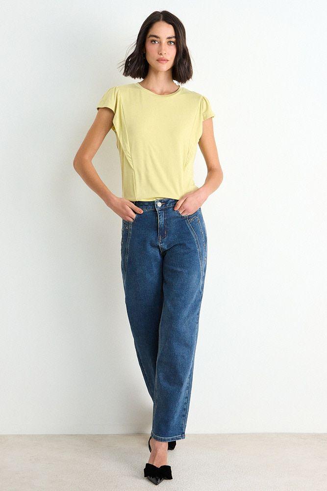 Polera Lisa Amarillo Ash 14207126001108-3