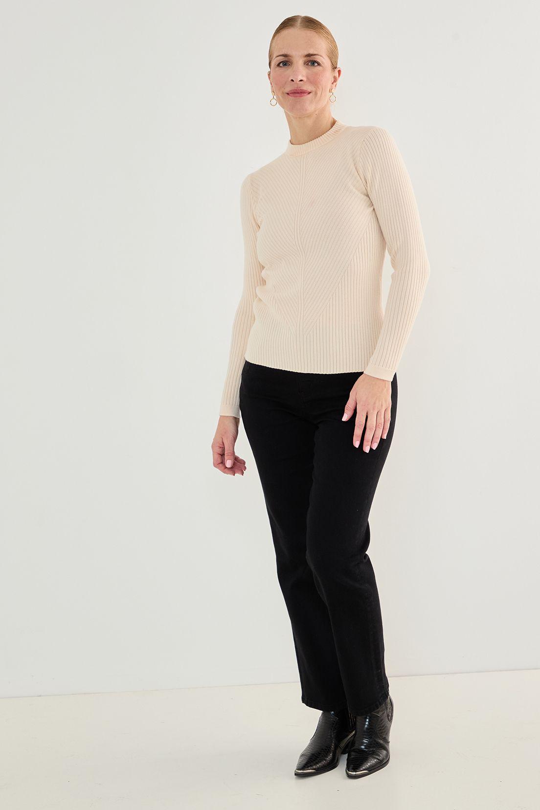 Tejido Cerrado Cuello Alto Beige 18102125004106-4