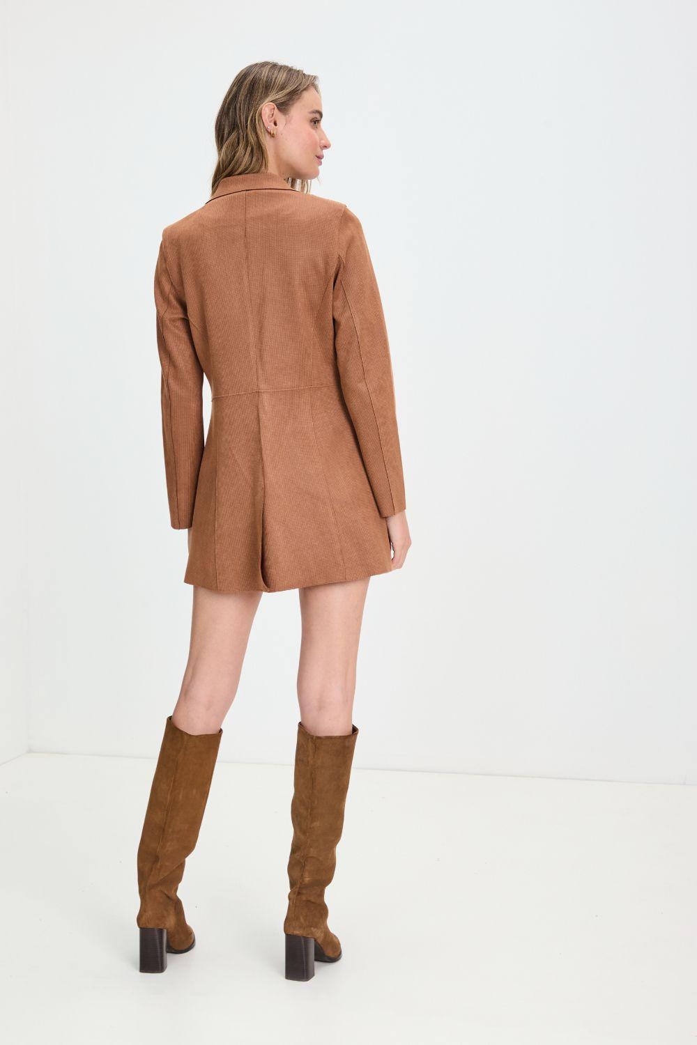 Blazer Liso Cafe 16020125014129-3