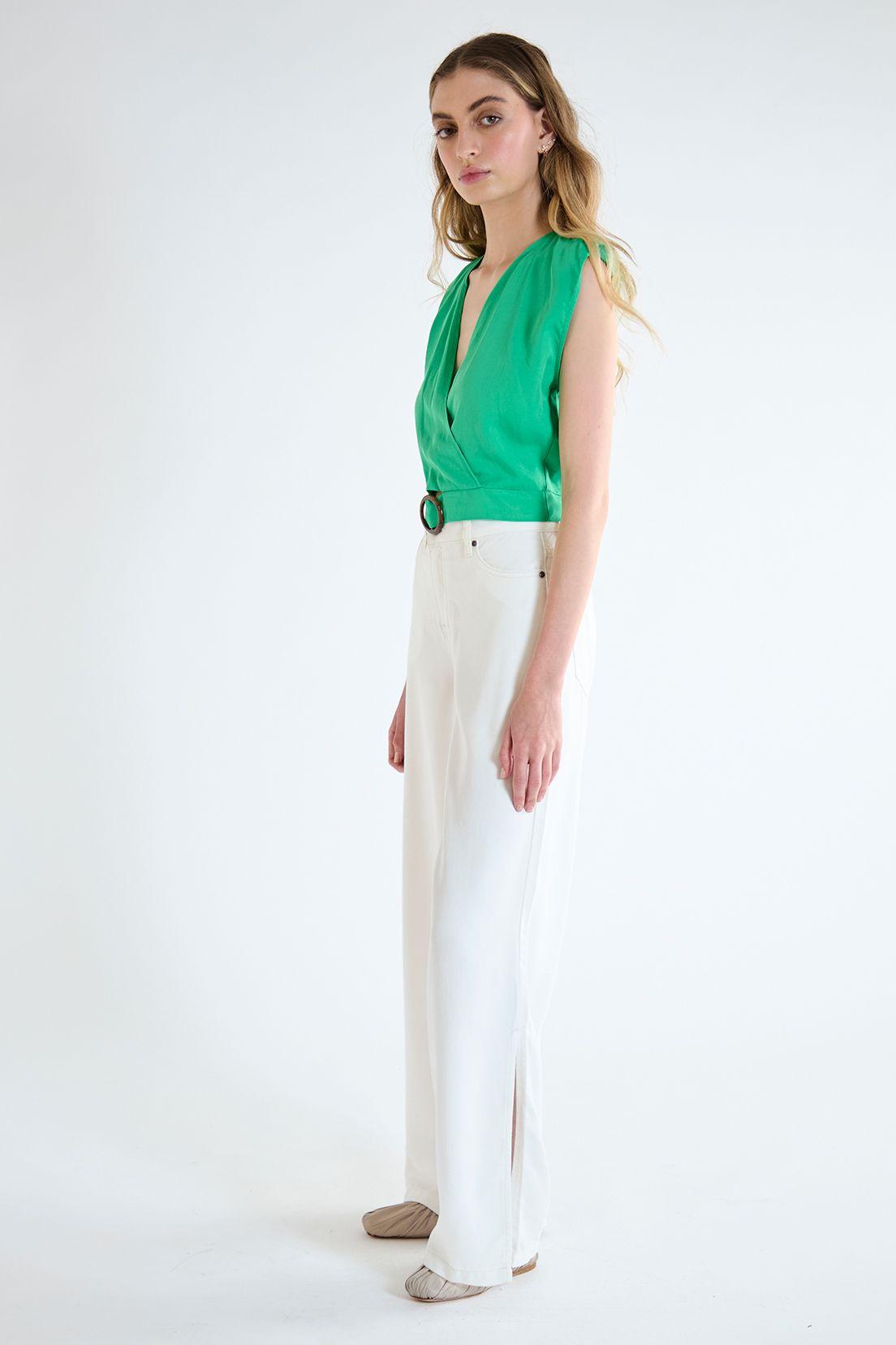 Blusa Lisa verde musgo iO 14020125003107-2