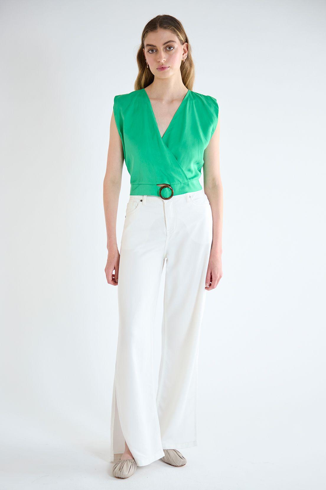 Blusa Lisa verde musgo iO 14020125003107-4