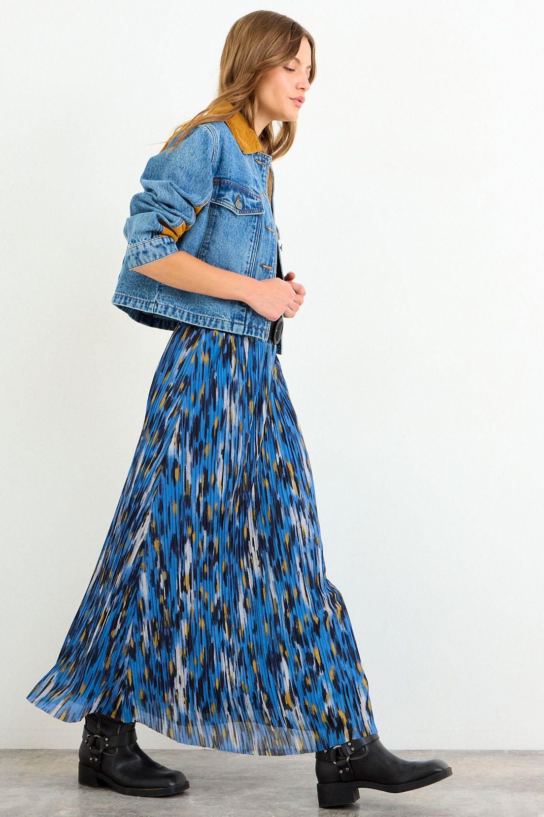 Falda Fantasia Larga Celeste iO 12420126001110-4