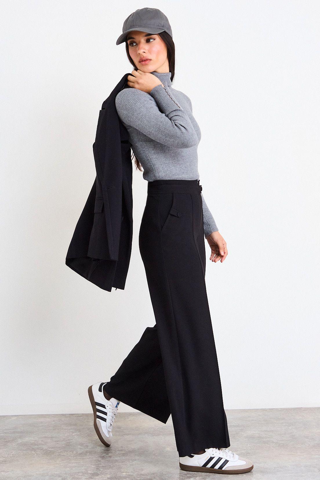 Pantalon Liso Negro iO 11020226053102-4
