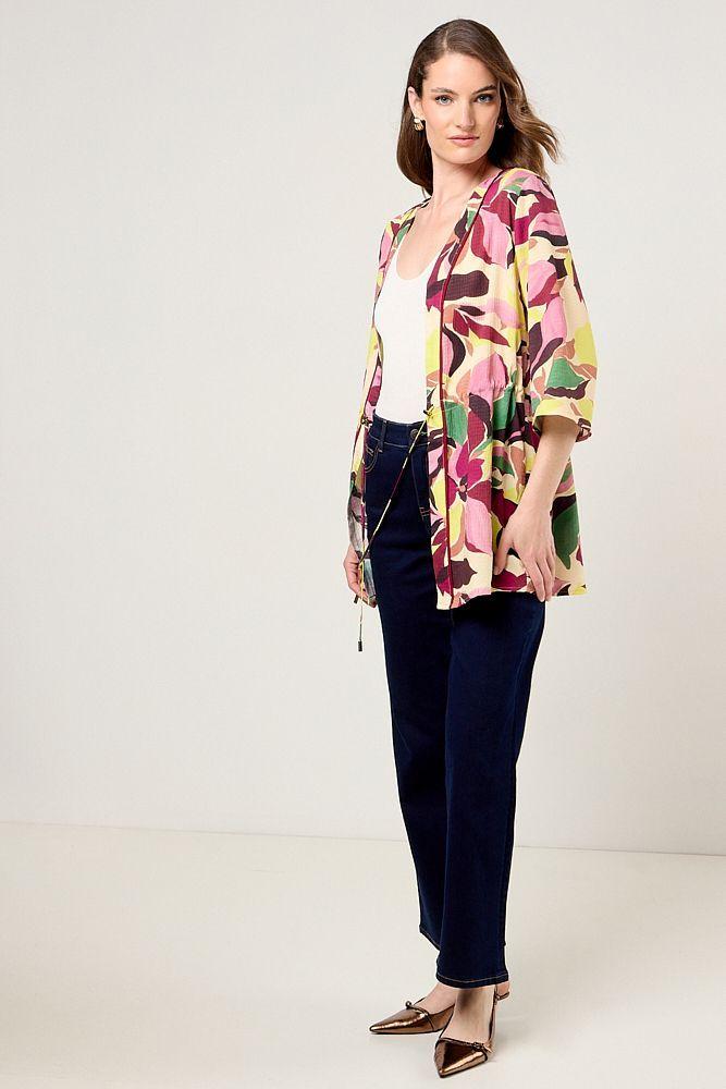 Kimono Estampado Amarillo Ma Griffe 15502225055108-4