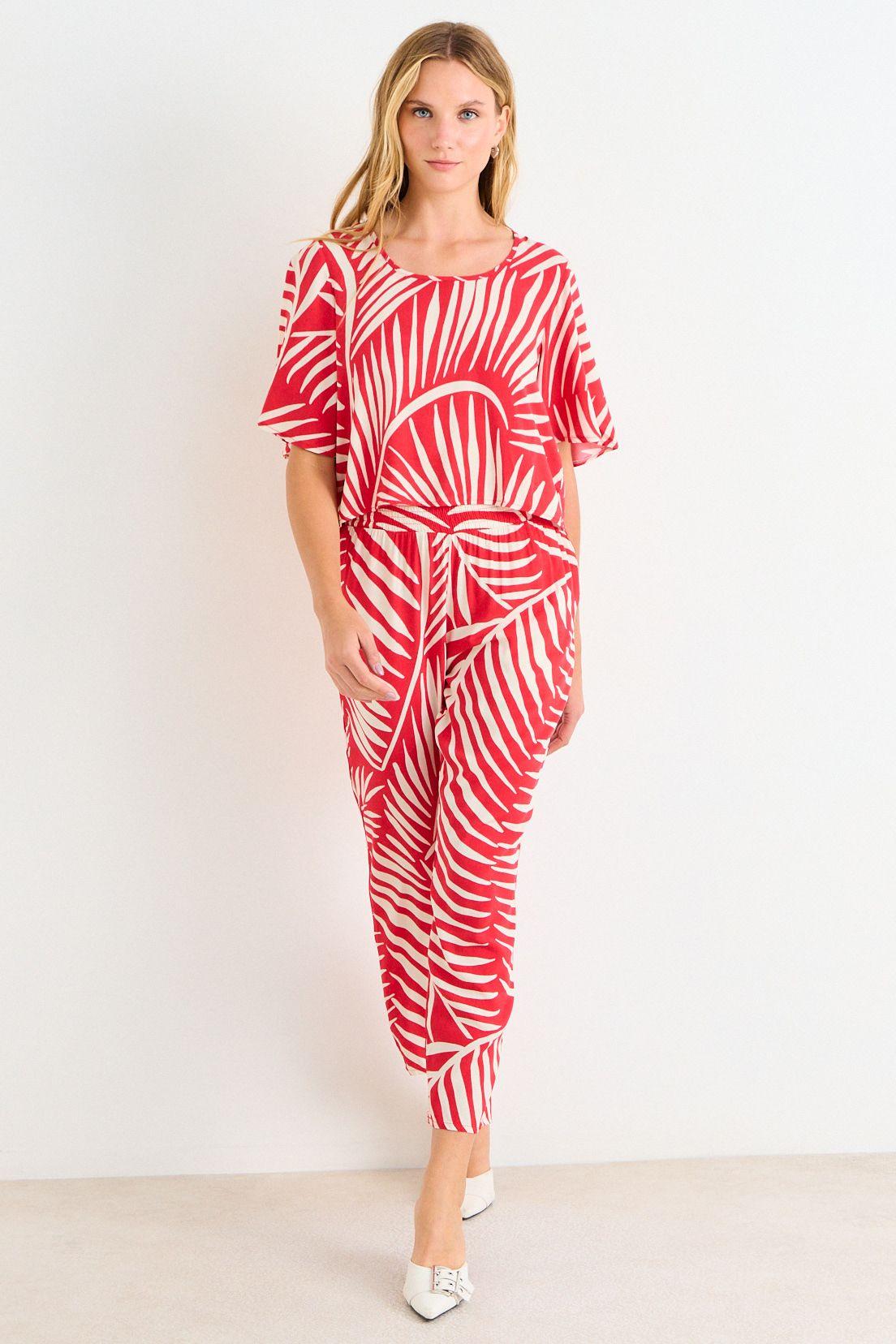 Polera Manga Corta Fantasia Rojo Ash 14304225092103-3