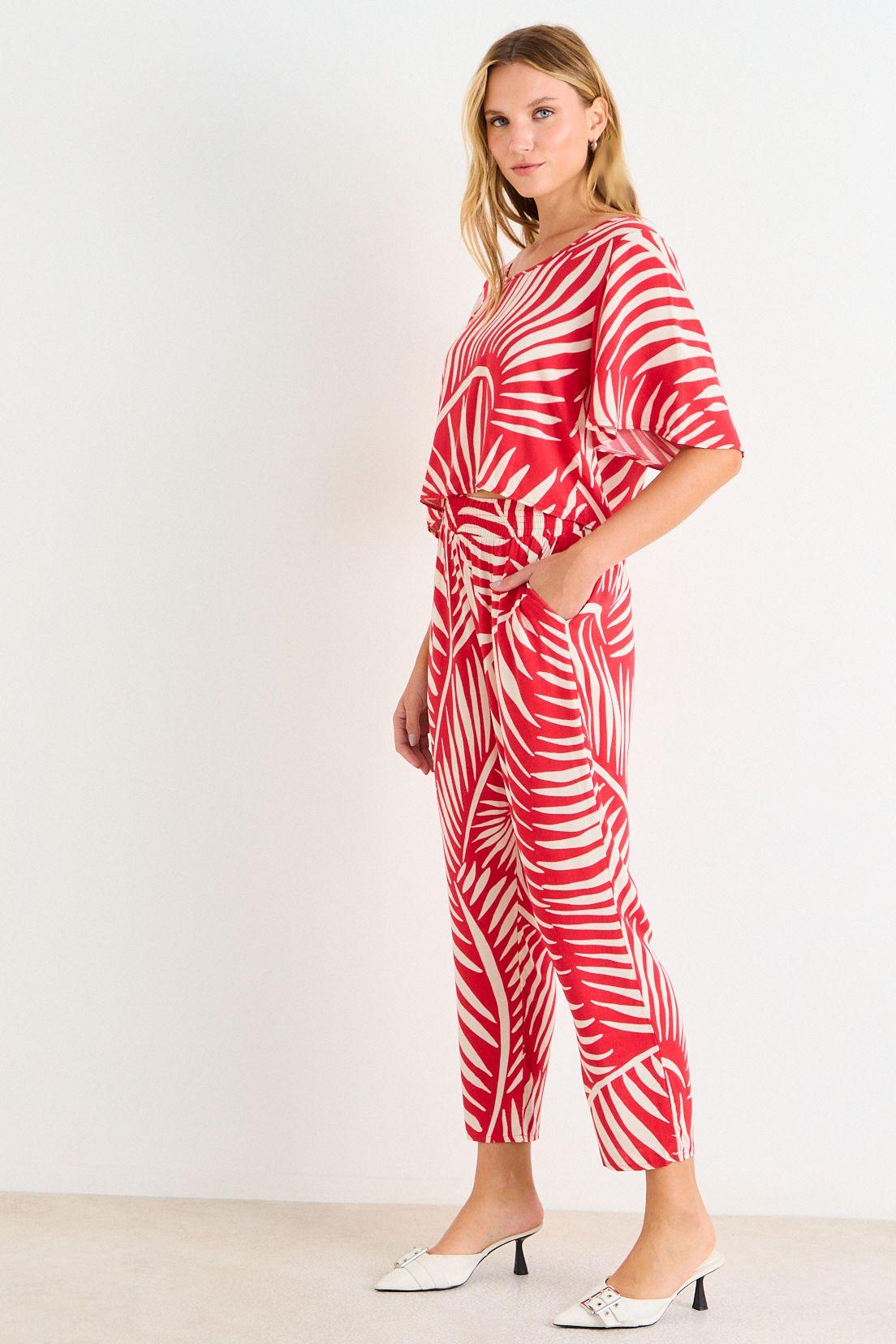 Polera Manga Corta Fantasia Rojo Ash 14304225092103-4