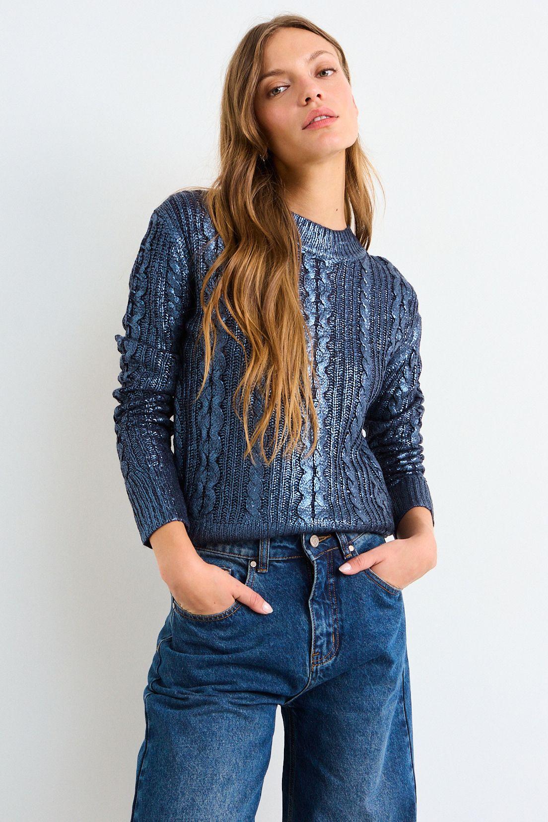 Sweater Liso Azul iO 18120126012104-1