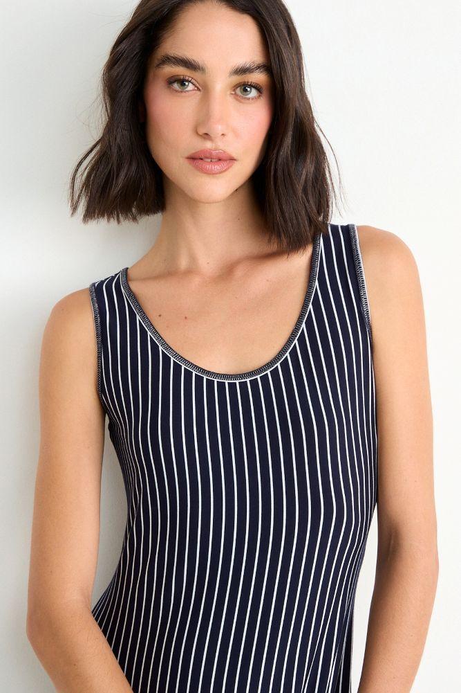 Vestido Largo Sin Mangas Azul Ash 13507126001104-1