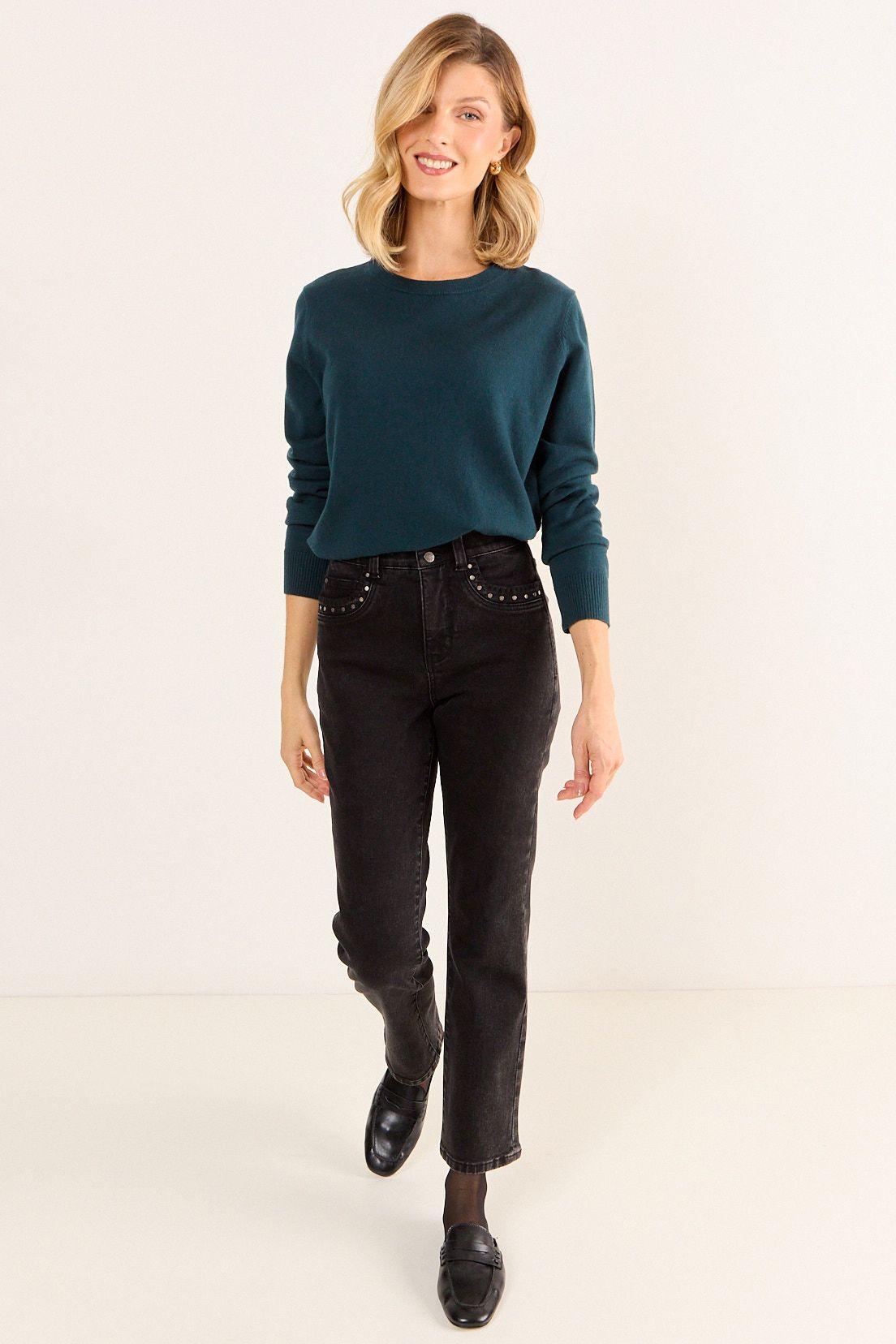 Tejido Lana Merino Azul Petróleo Ma Griffe 18102126052107-3