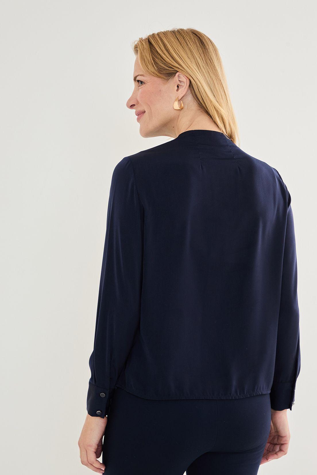 Blusa Escote Cerrado Azul 14002125054104-3