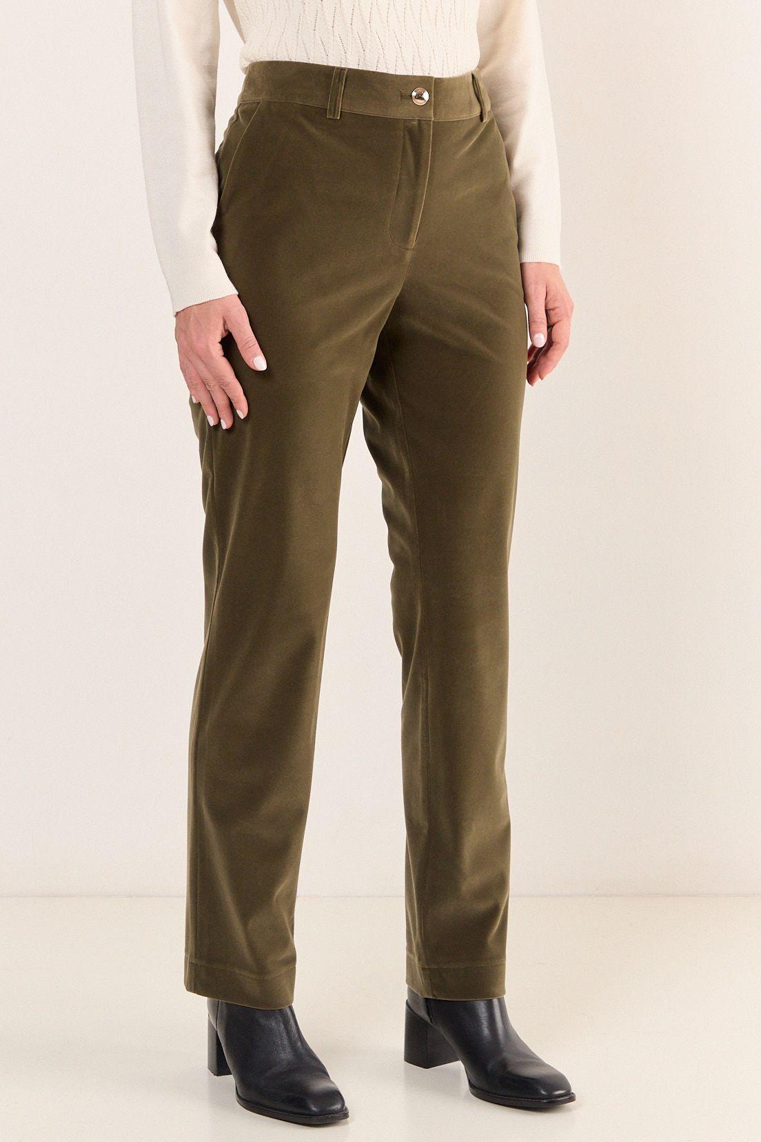 Pantalon Terciopelo Verde Oliva Ma Griffe 11002126056107-2