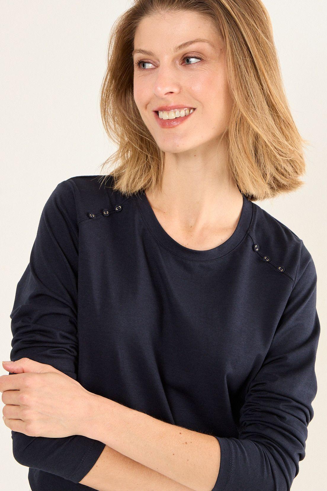 Polera Lisa Azul Ma Griffe 14202126200104-1