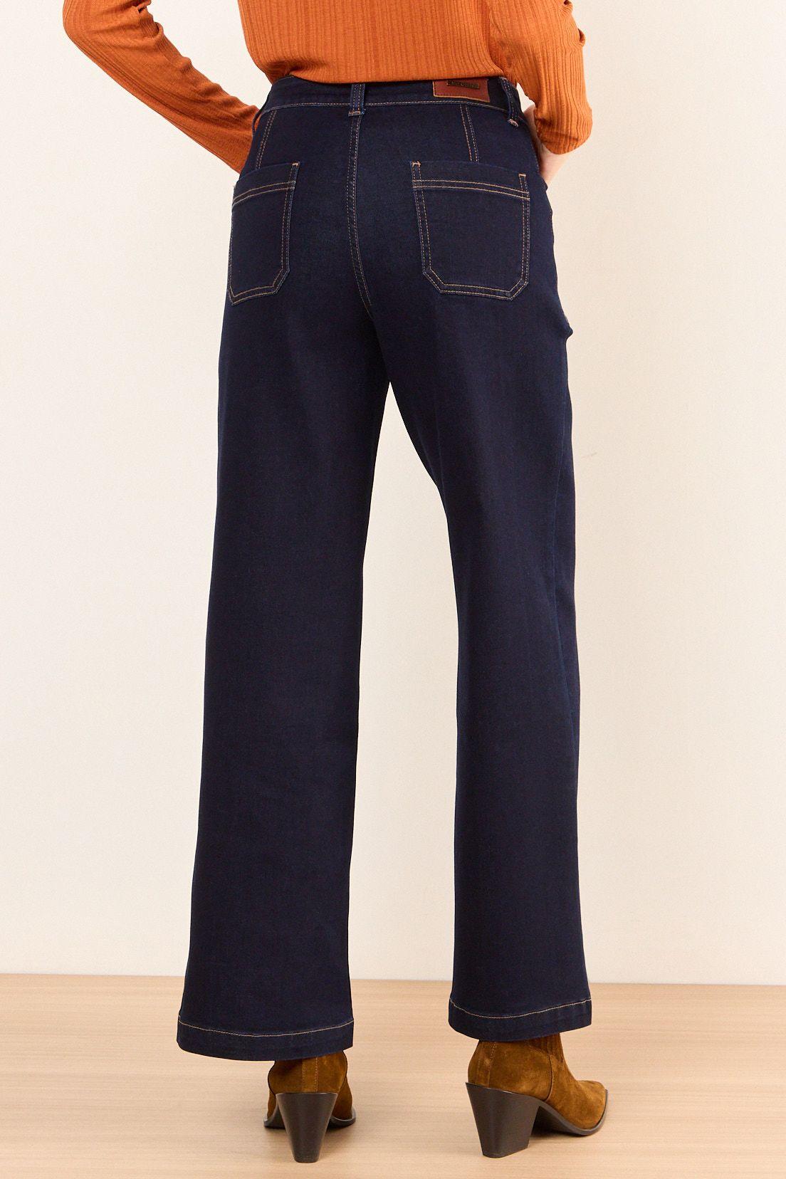 Jeans Wide Azul Ma Griffe 11302226001104-3