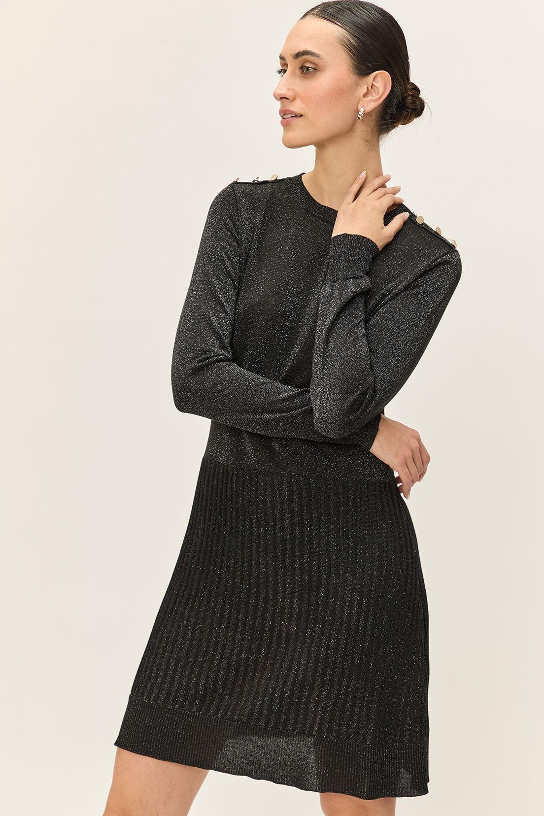 Vestido Liso Negro Ash 13004224001102-0
