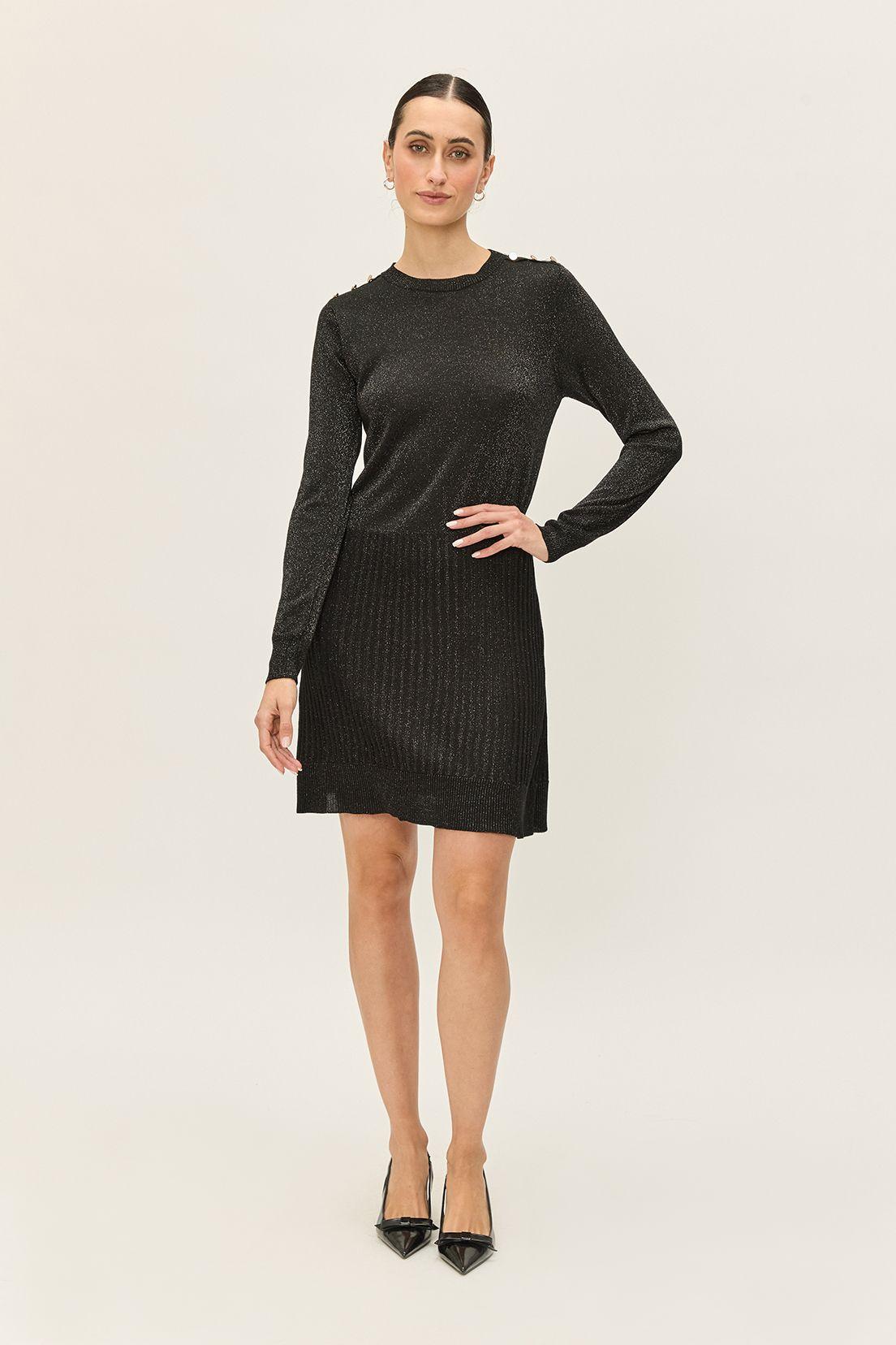 Vestido Liso Negro Ash 13004224001102-1