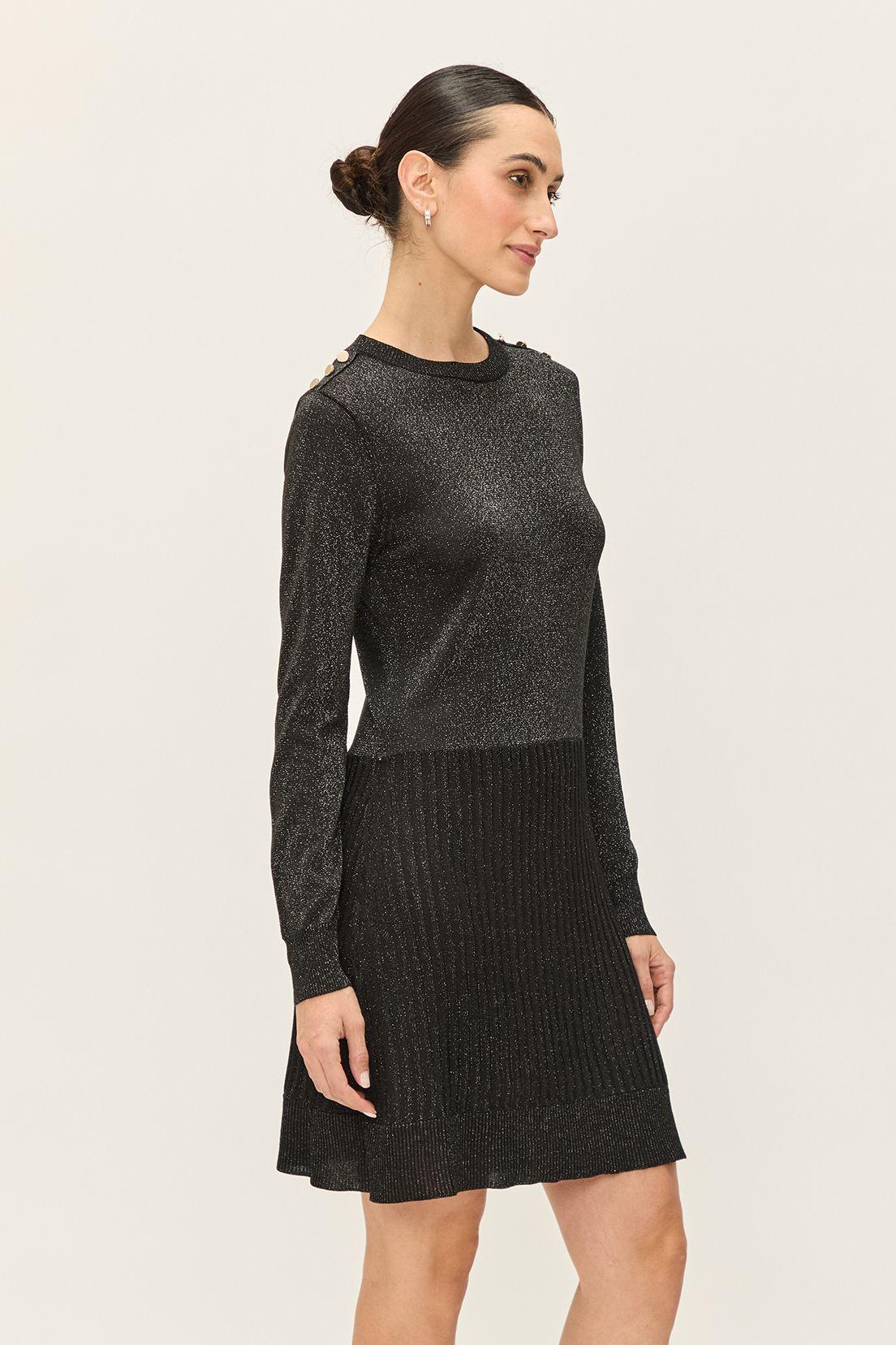 Vestido Liso Negro Ash 13004224001102-3