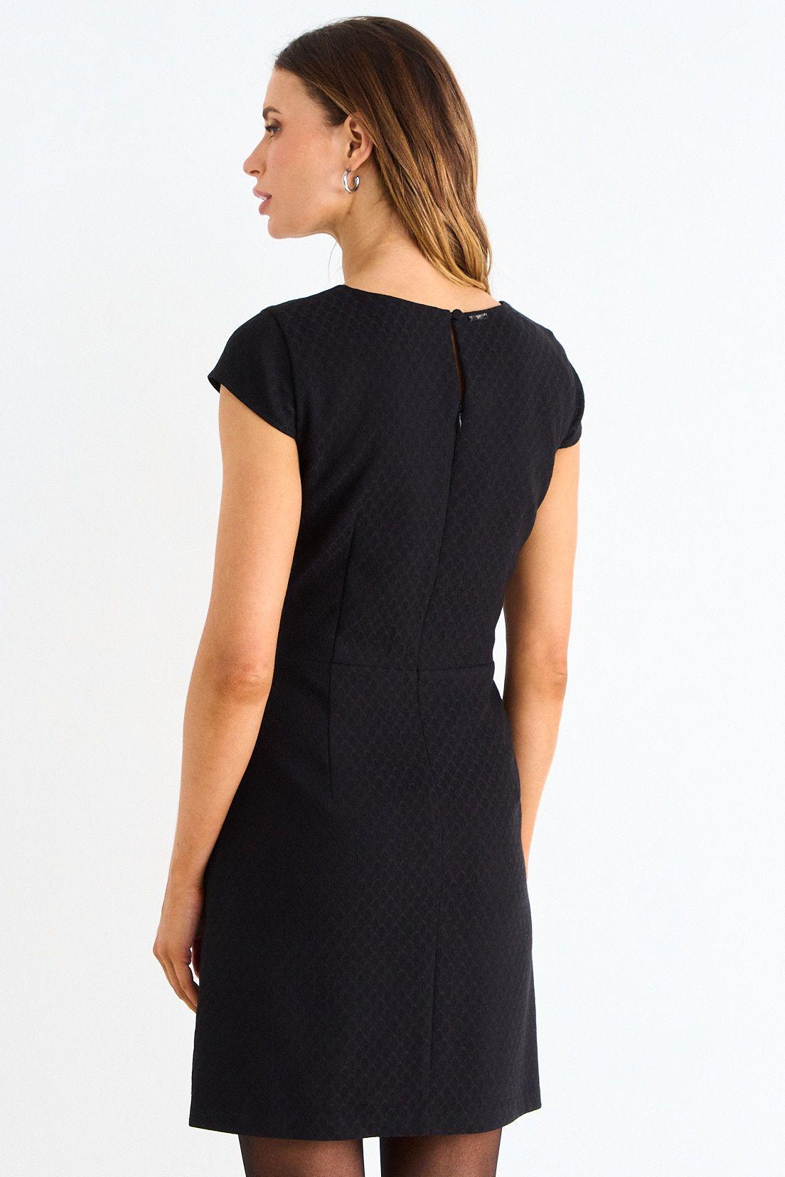 Vestido Jumper Manga Corta Negro Ash 13007126053102-2