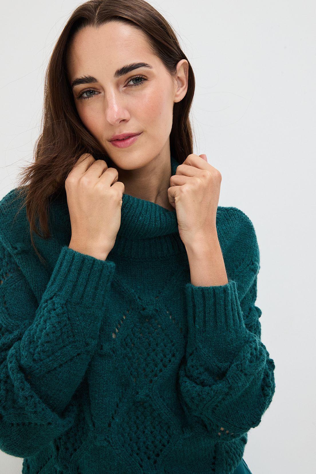 Sweater Liso Verde Oliva 18104125005107-1